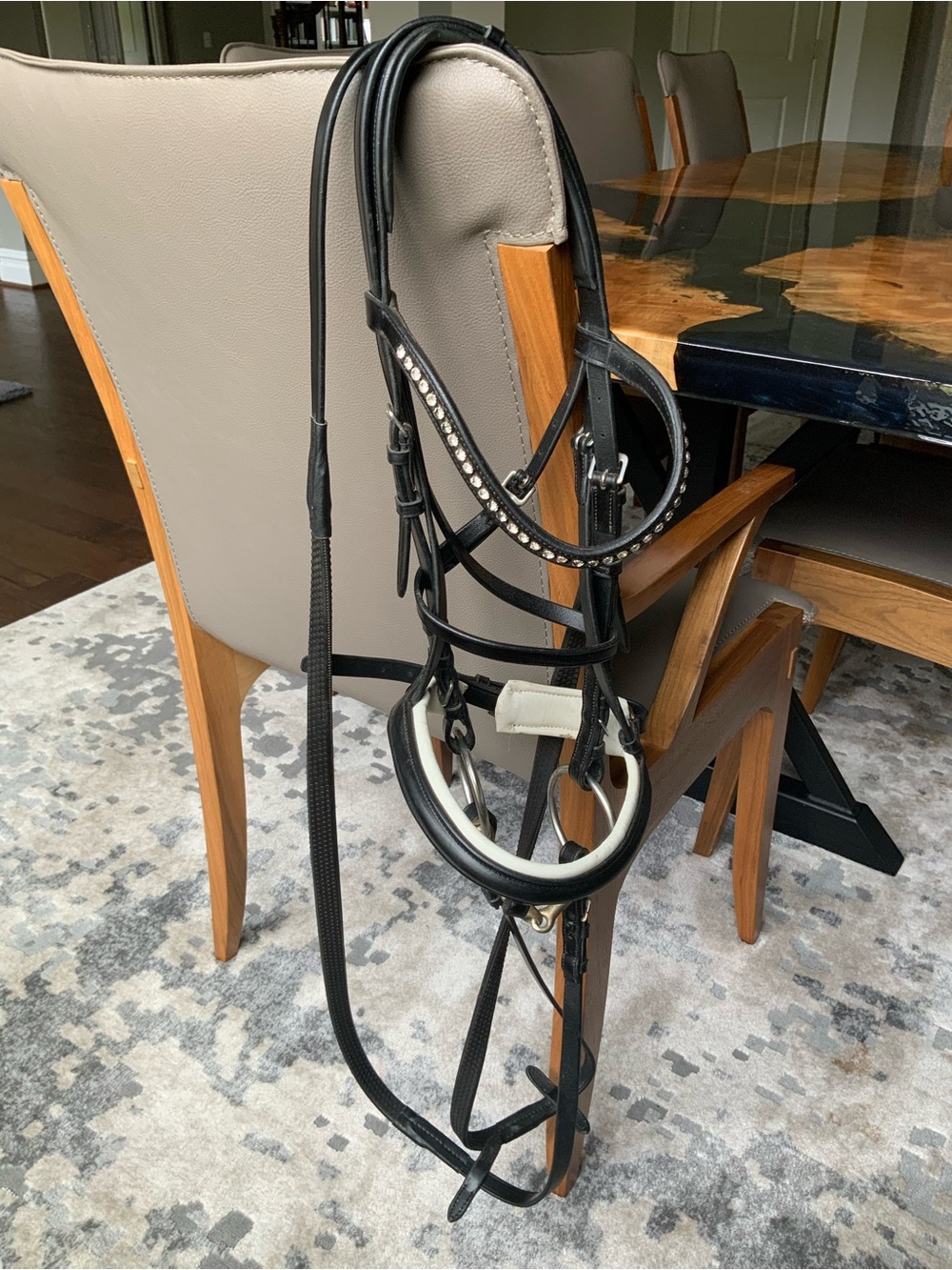 NWOT Pink Equine UK Custom Bridle Set - Cob Size